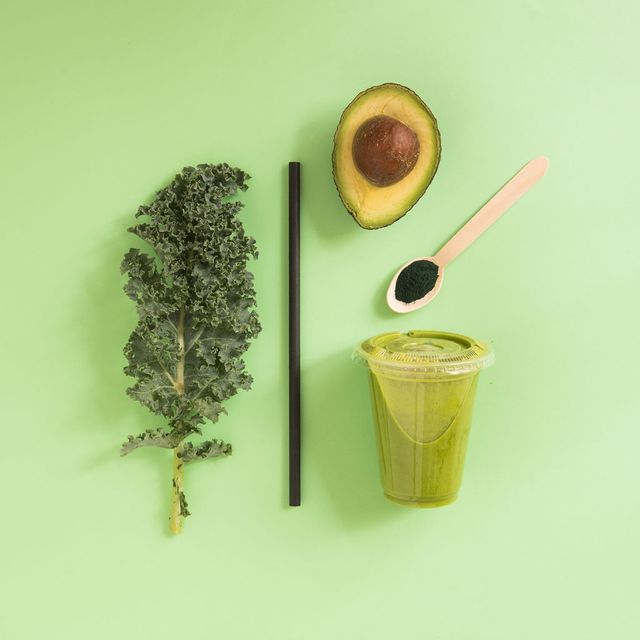 Alcalino verde smoothie